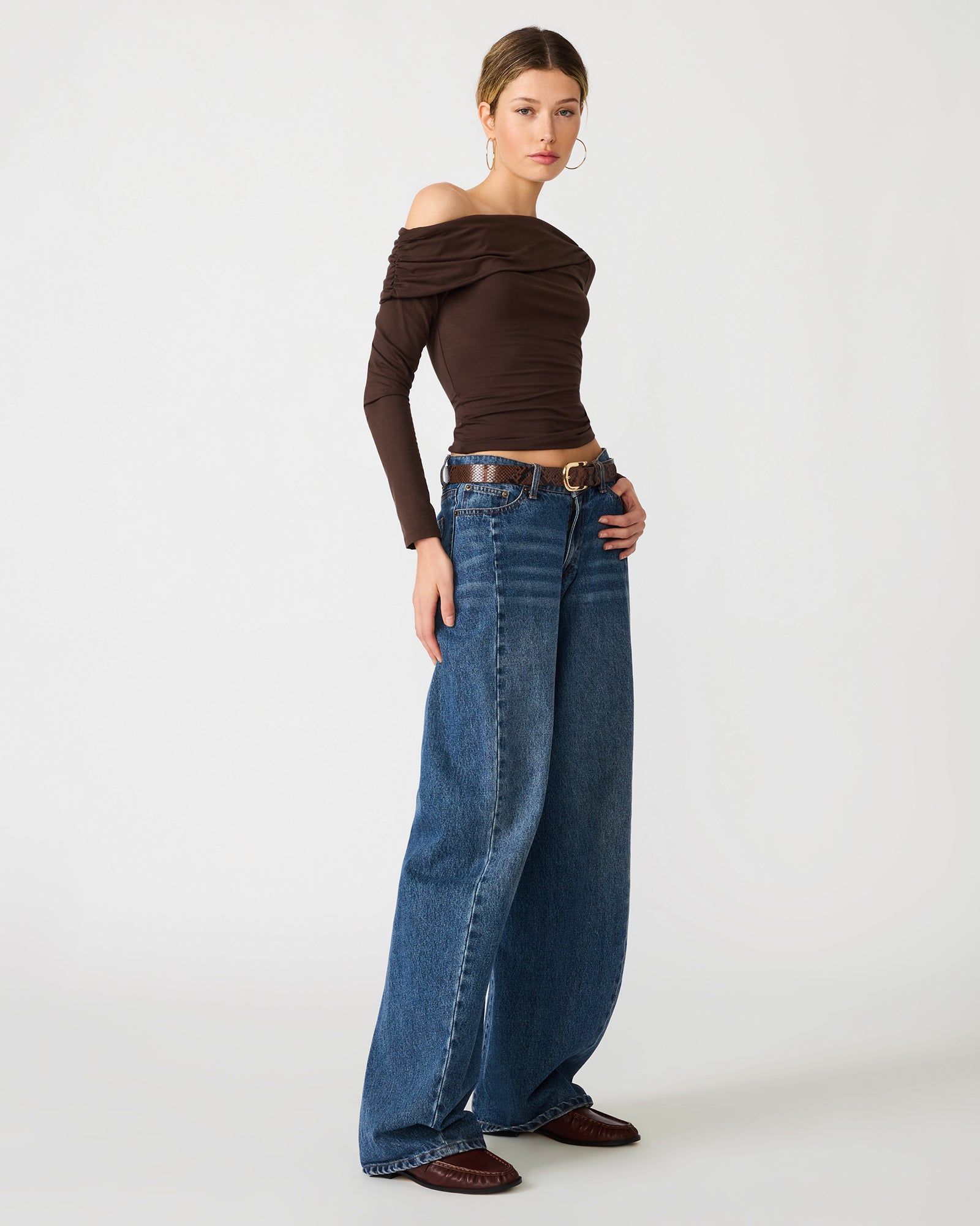 RYDER KNIT TOP WALNUT