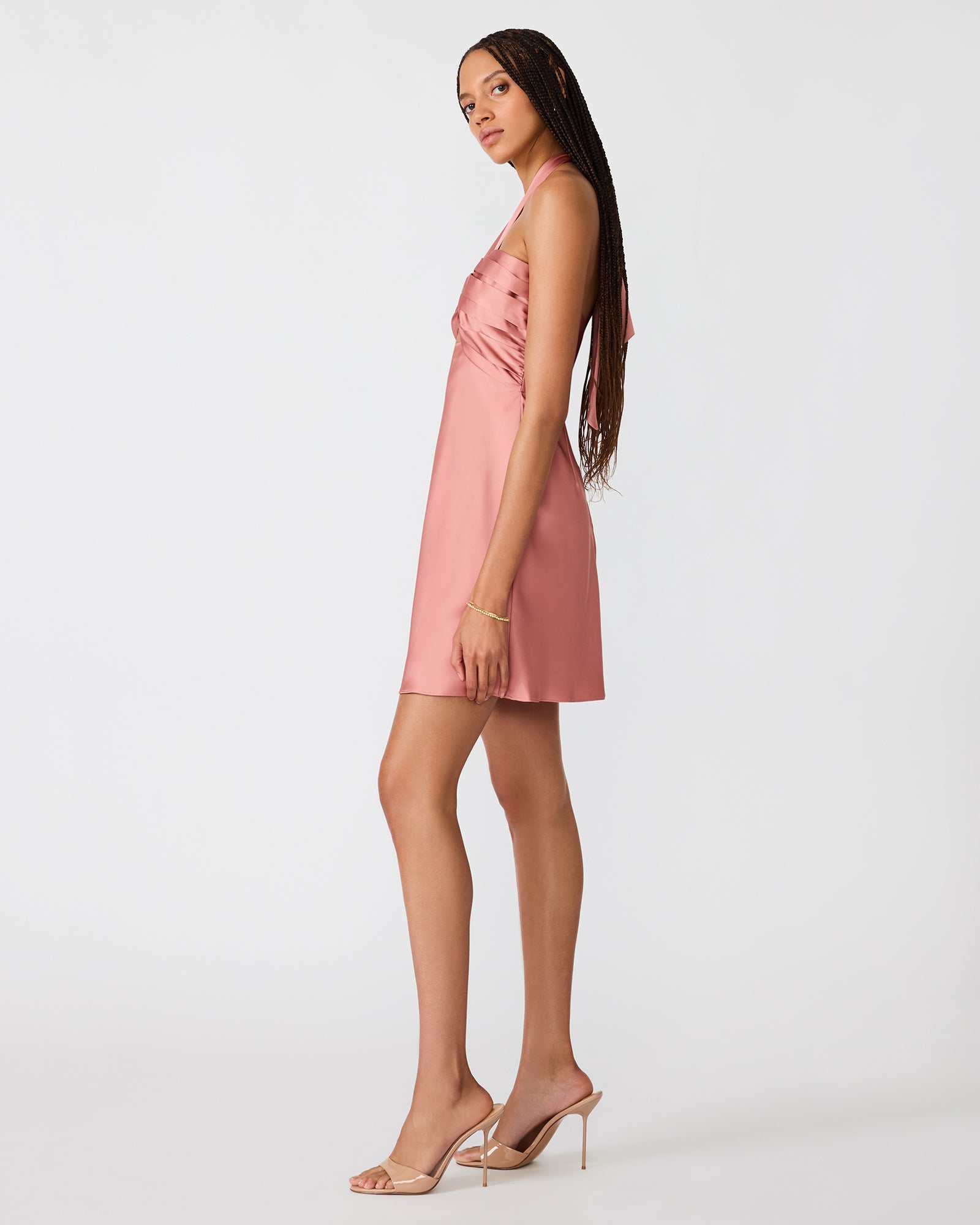 EVIANA DRESS ROSE NUDE