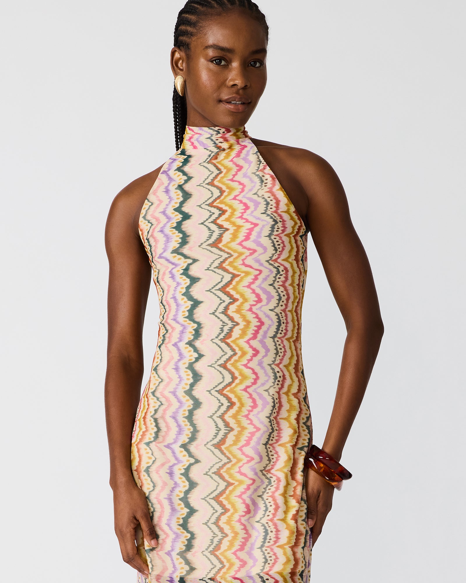 LAYRA DRESS RAINBOW VISION