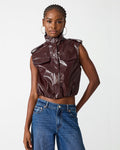 LUXIE VEST DEEP FIG