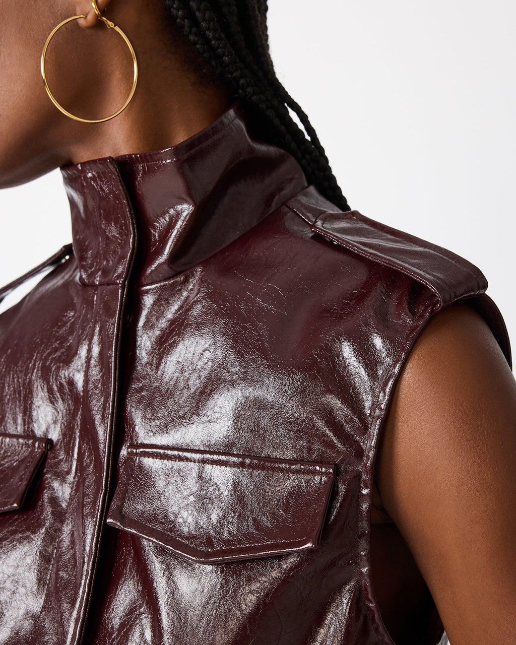 LUXIE VEST DEEP FIG