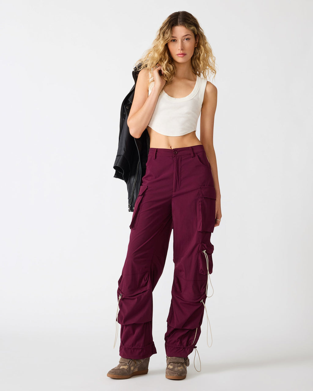JACEY PANT DEEP FIG