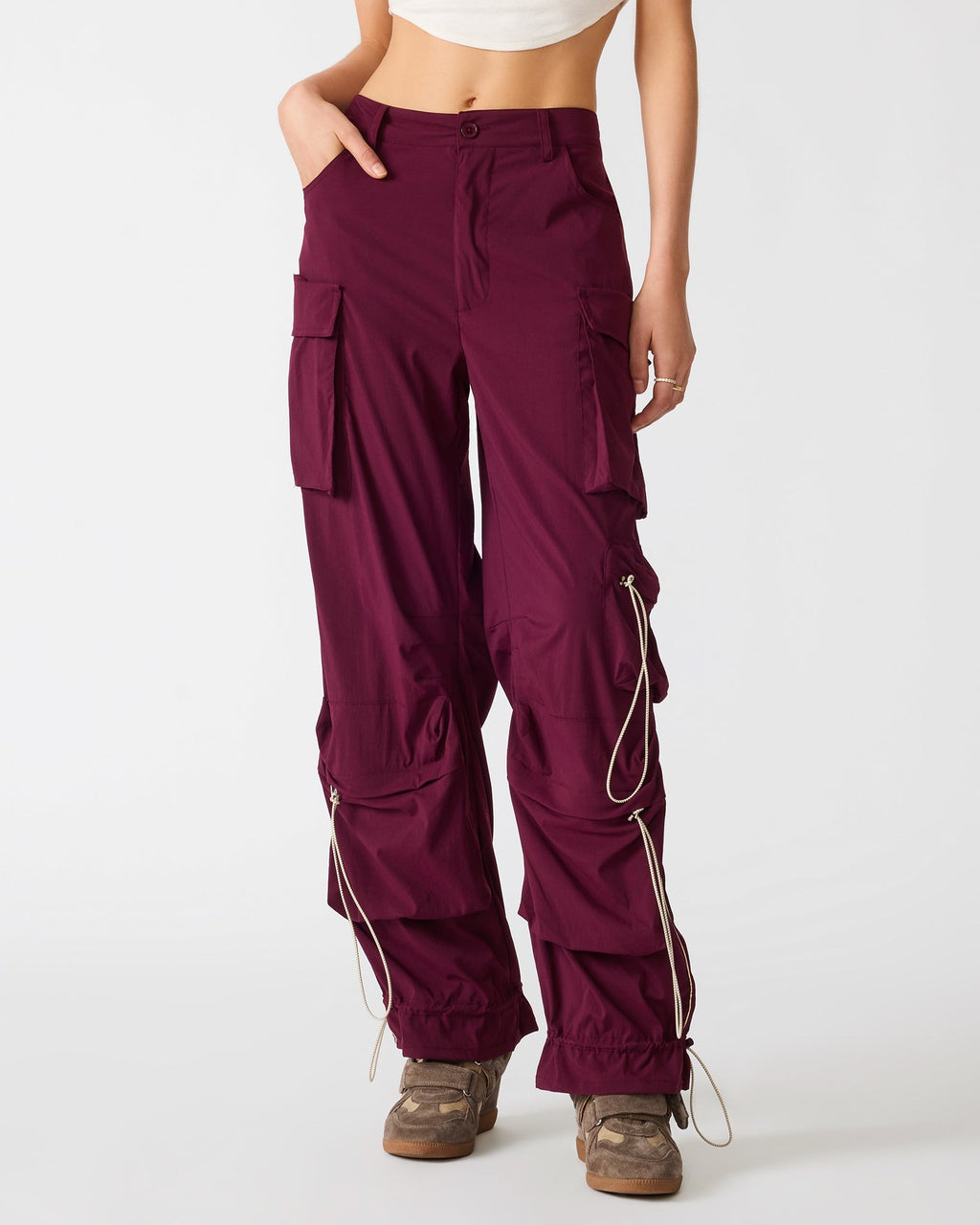 JACEY PANT DEEP FIG