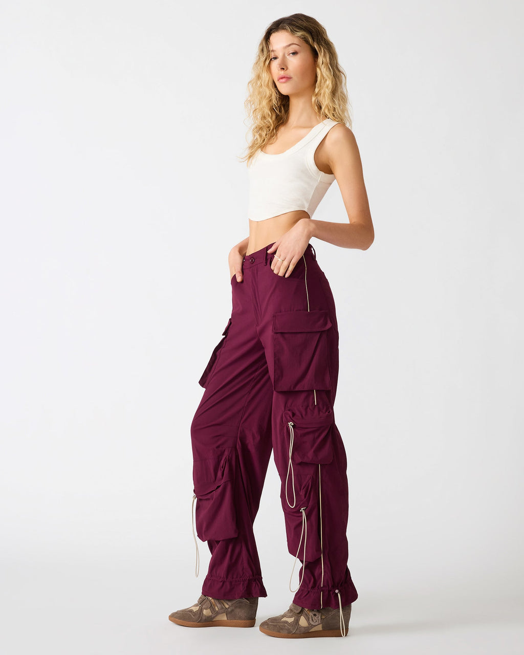 JACEY PANT DEEP FIG