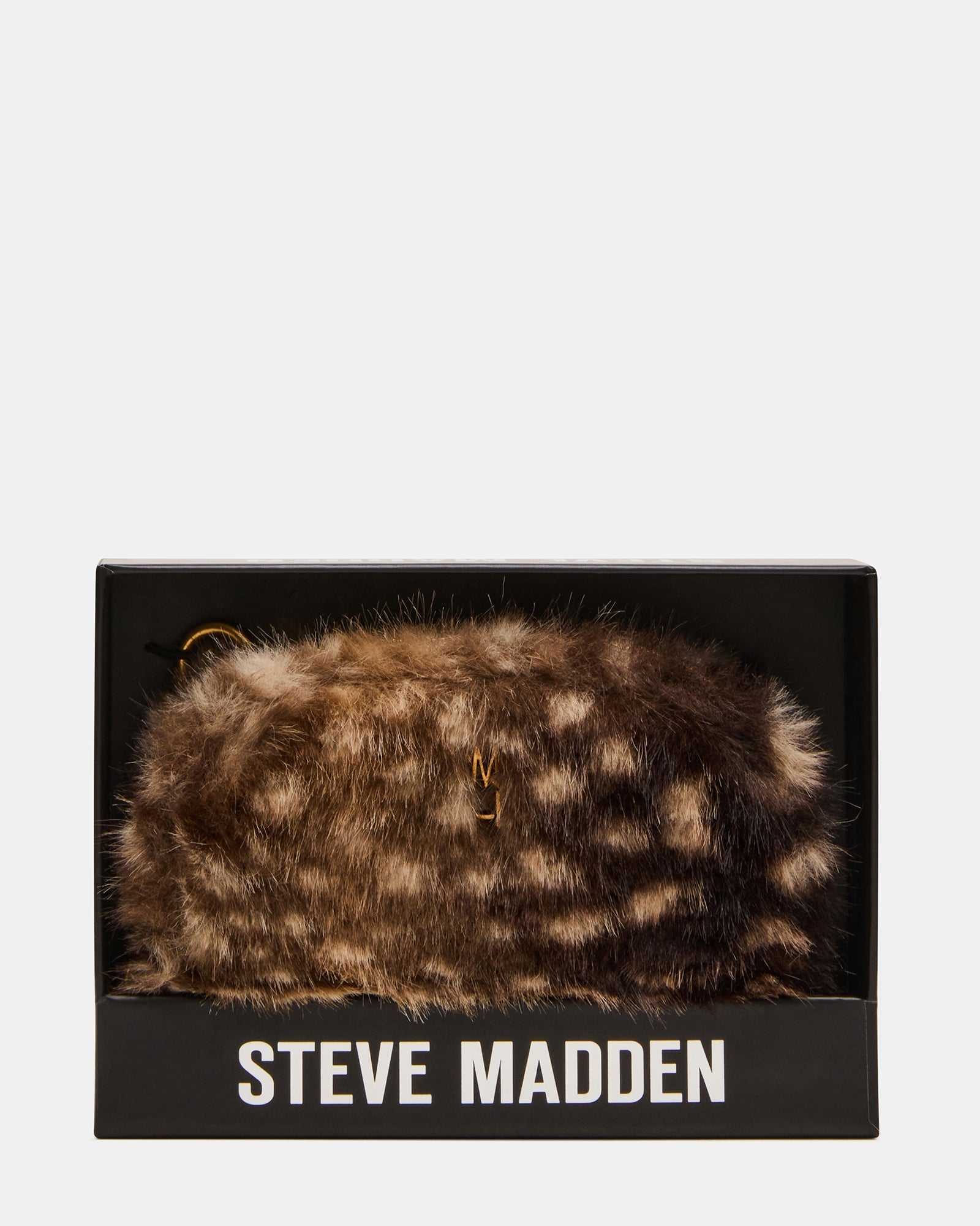 JADEZ FAUX FUR WALLET CHOCOLATE MULTI