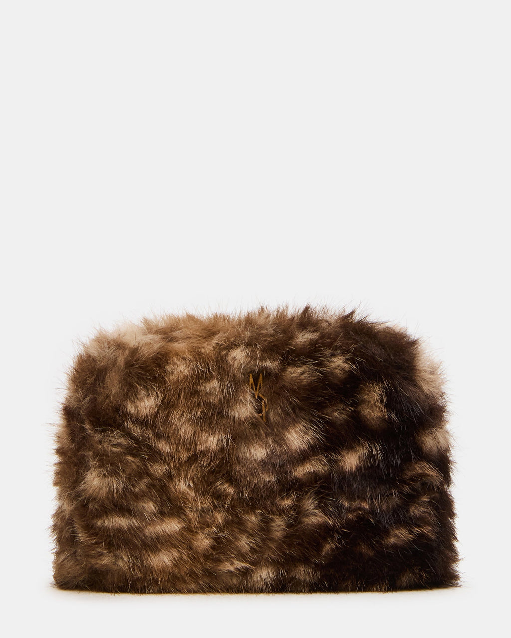 JADEZ FAUX FUR WALLET CHOCOLATE MULTI