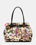 LEILANI BAG BROWN PRINT