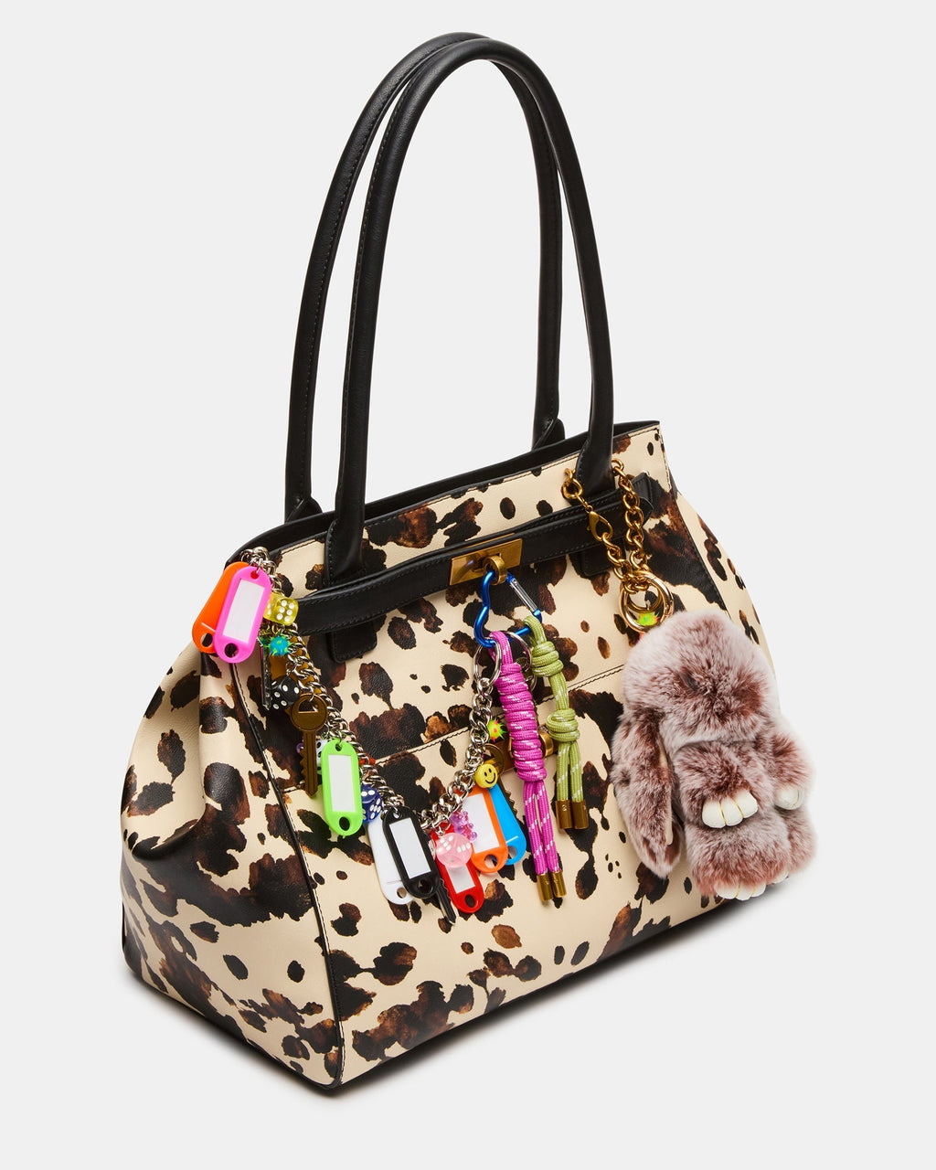 LEILANI BAG BROWN PRINT
