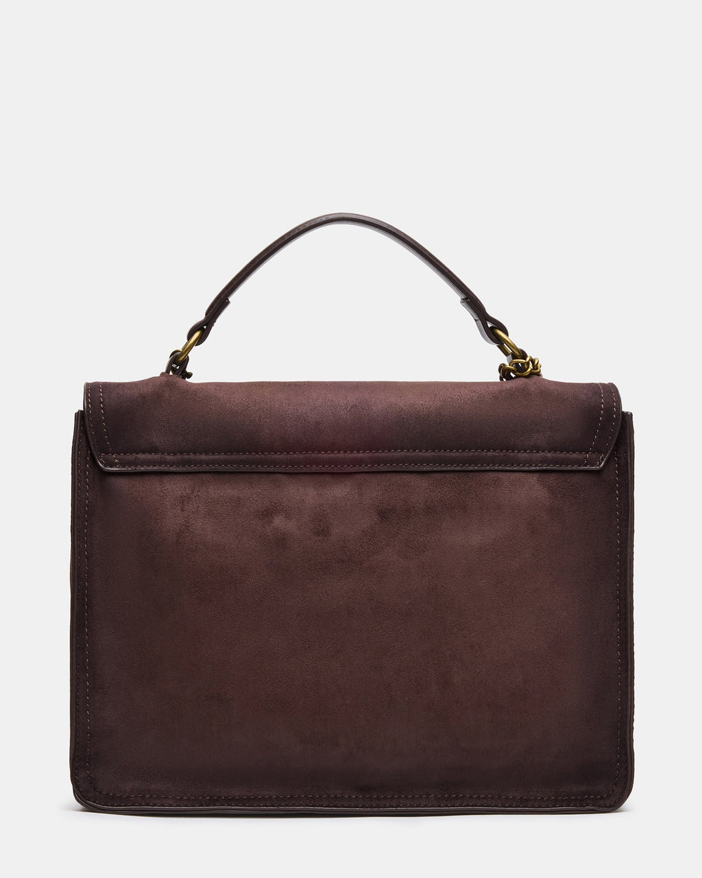 THEIA SUEDE BAG CHOCOLATE