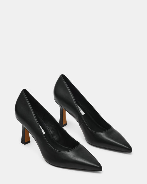 DELLA BLACK LEATHER