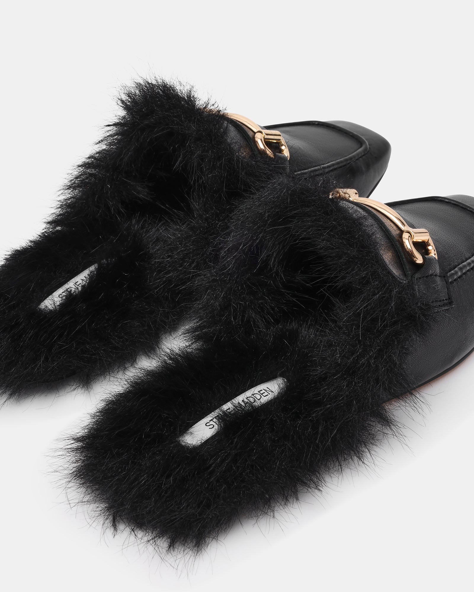ROMEO FAUX FUR BLACK