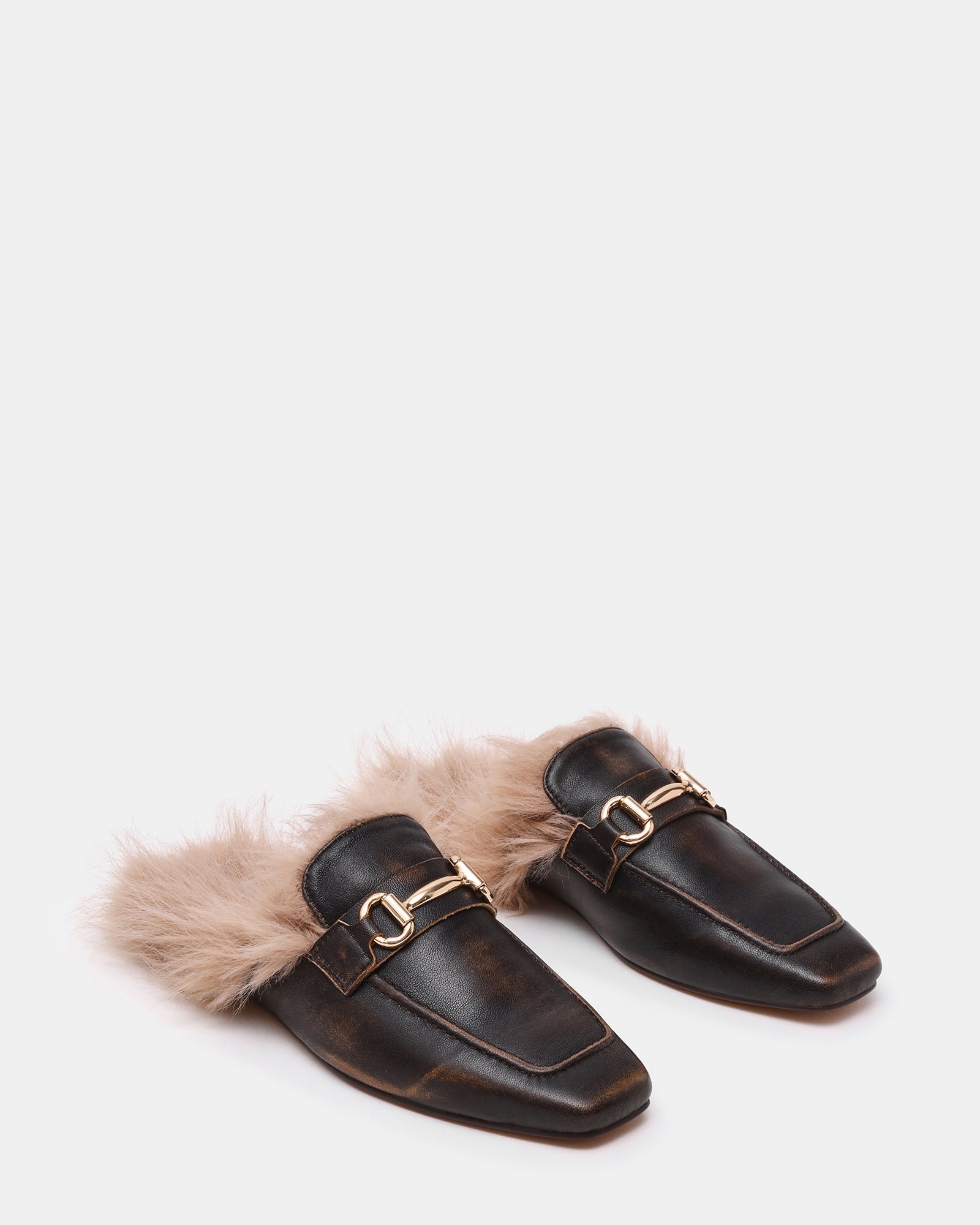 ROMEO FAUX FUR BROWN