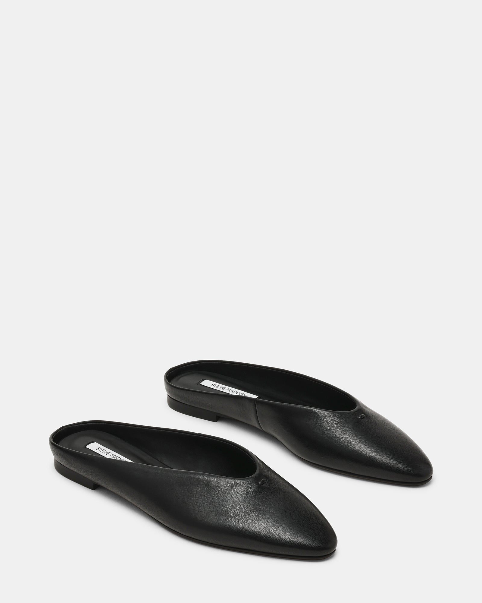 SHERMAN BLACK LEATHER