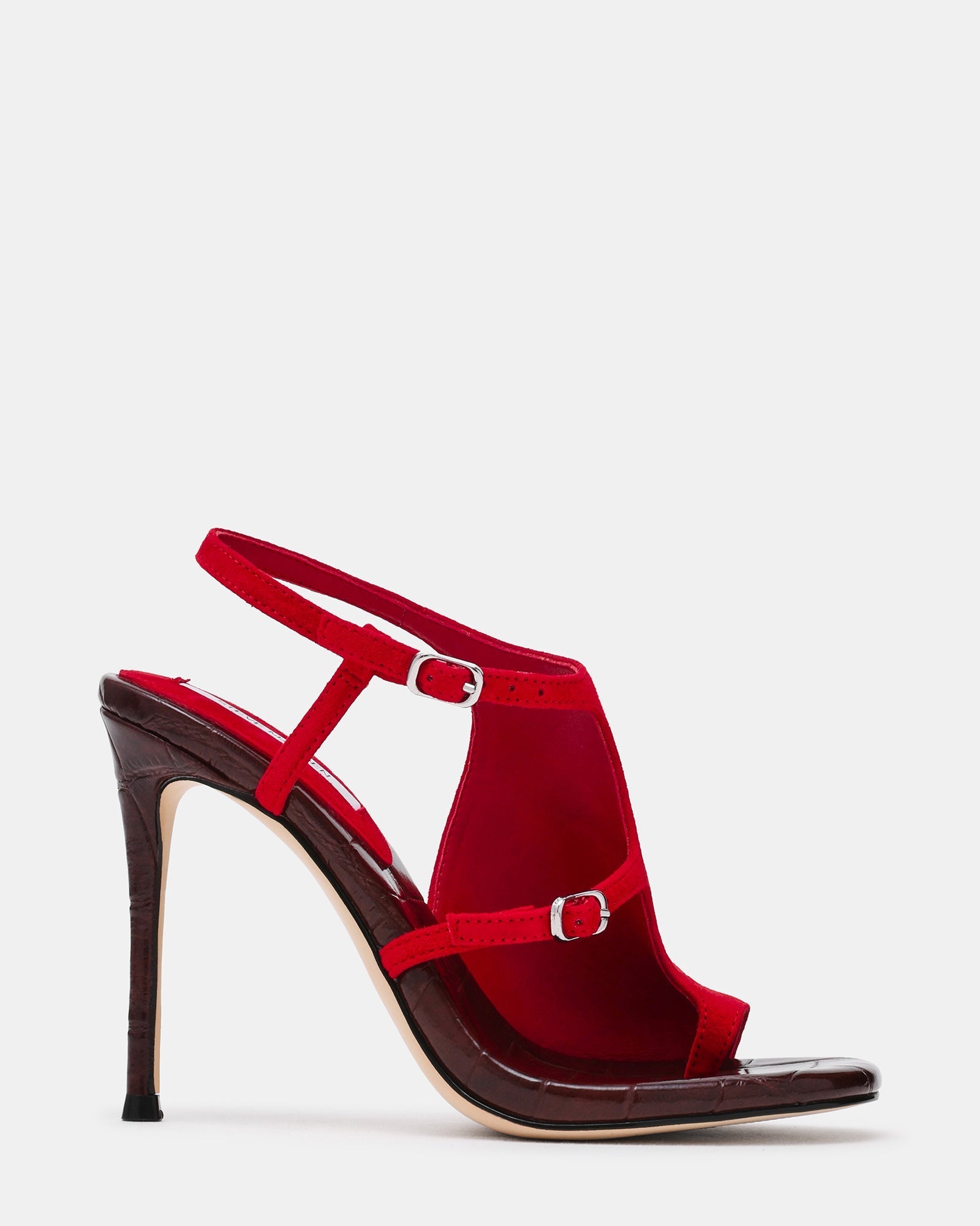 TALLIE RED SUEDE
