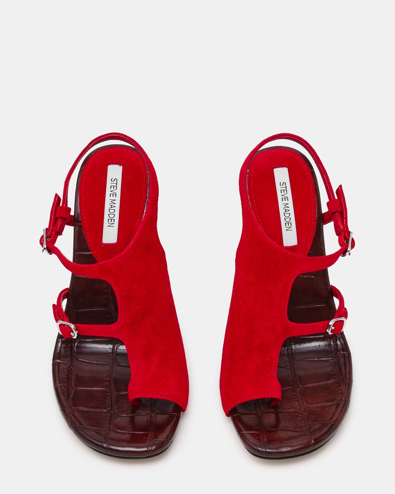 TALLIE RED SUEDE